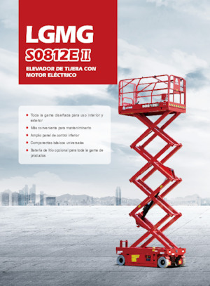 Verrijdbare schaarliften LGMG  S0812EII-Li