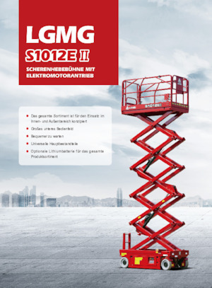 Verrijdbare schaarliften LGMG  S1012EII-Li