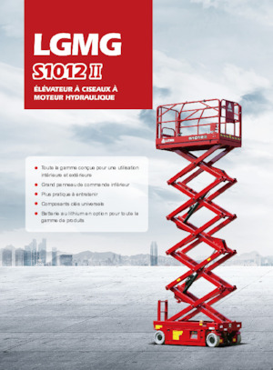 Verrijdbare schaarliften LGMG  S1012II-Li