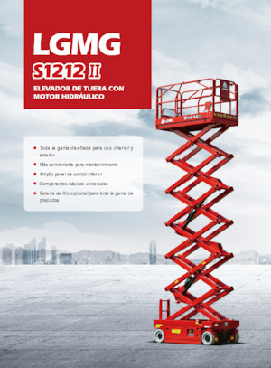 Verrijdbare schaarliften LGMG  S1212II 