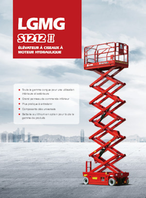 Verrijdbare schaarliften LGMG  S1212II 