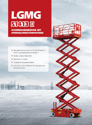 Verrijdbare schaarliften LGMG  S1413II-Li