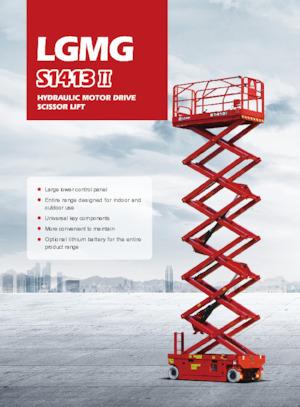 Verrijdbare schaarliften LGMG  S1413II-Li