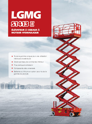 Verrijdbare schaarliften LGMG  S1413II-Li