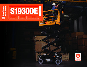 Verrijdbare schaarliften Liugong S1930DE