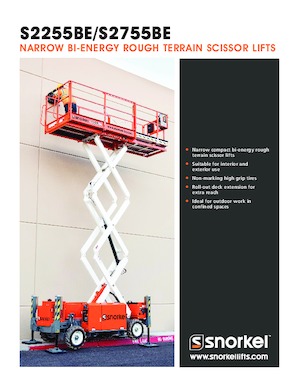 Verrijdbare schaarliften Snorkel S2755BE