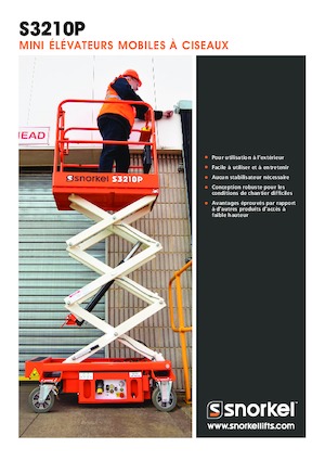 Verrijdbare schaarliften Snorkel S3210P