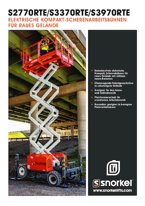 Verrijdbare schaarliften Snorkel S3370RTE