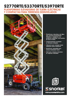 Verrijdbare schaarliften Snorkel S3370RTE