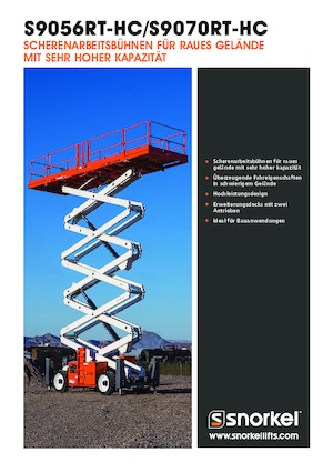 Verrijdbare schaarliften Snorkel S9056RT-HC