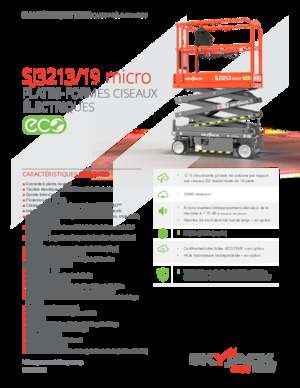 Verrijdbare schaarliften Skyjack SJ3219 micro