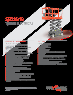 Verrijdbare schaarliften Skyjack SJ3219 