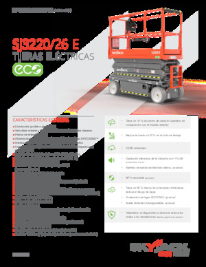 Verrijdbare schaarliften Skyjack SJ3226E