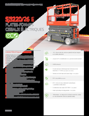 Verrijdbare schaarliften Skyjack SJ3226E