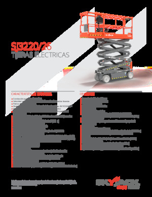 Verrijdbare schaarliften Skyjack SJ3226 