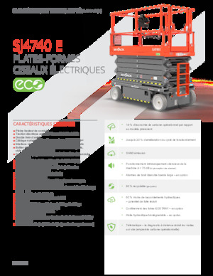 Verrijdbare schaarliften Skyjack SJ4740E