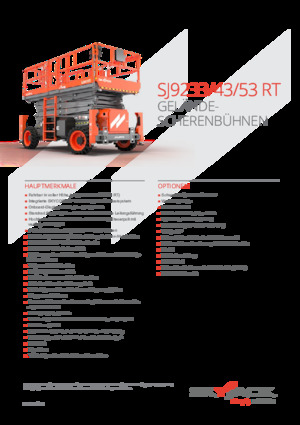 Verrijdbare schaarliften Skyjack SJ9233 RT