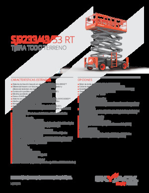 Verrijdbare schaarliften Skyjack SJ9233 RT