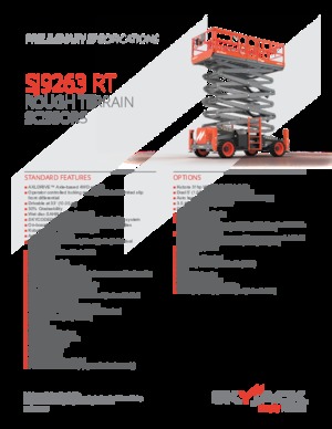 Verrijdbare schaarliften Skyjack SJ9664RT 