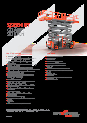 Verrijdbare schaarliften Skyjack SJ9664RT