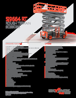 Verrijdbare schaarliften Skyjack SJ9664RT