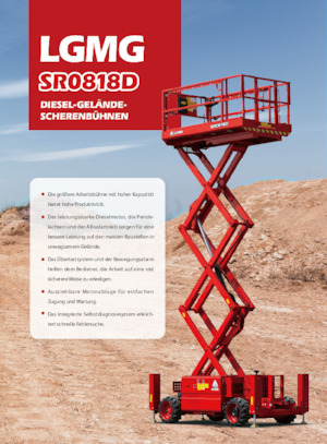 Verrijdbare schaarliften LGMG  SR0818D