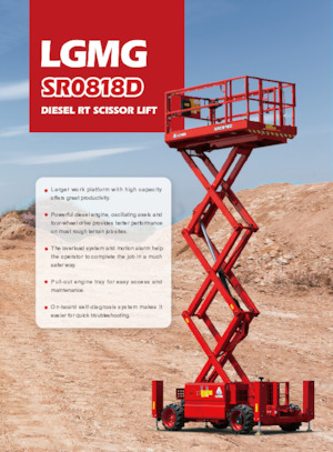 Verrijdbare schaarliften LGMG  SR0818D