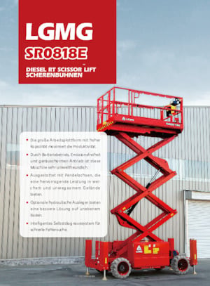 Verrijdbare schaarliften LGMG  SR0818E