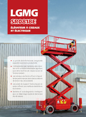 Verrijdbare schaarliften LGMG  SR0818E