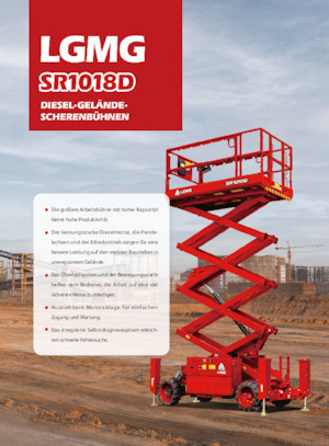 Verrijdbare schaarliften LGMG  SR1018D