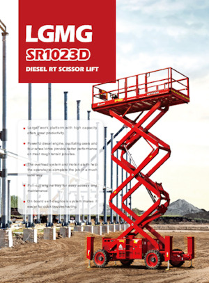 Verrijdbare schaarliften LGMG  SR1023D