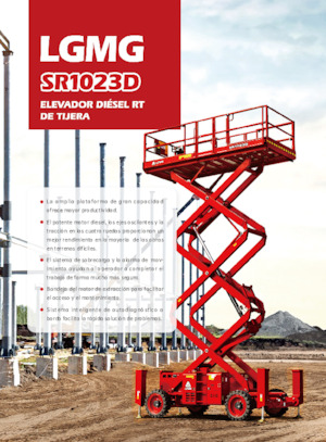 Verrijdbare schaarliften LGMG  SR1023D