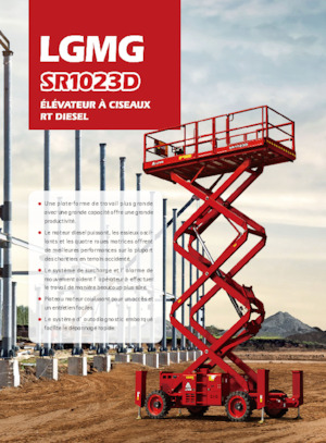 Verrijdbare schaarliften LGMG  SR1023D