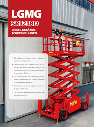 Verrijdbare schaarliften LGMG  SR1218D