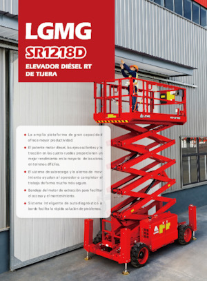Verrijdbare schaarliften LGMG  SR1218D