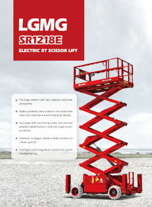 Verrijdbare schaarliften LGMG  SR1218E