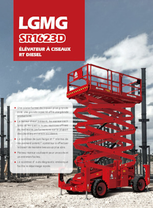 Verrijdbare schaarliften LGMG  SR1623D