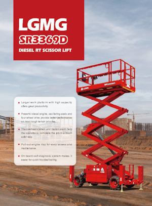 Verrijdbare schaarliften LGMG  SR3369D