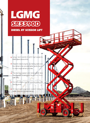Verrijdbare schaarliften LGMG  SR3390D