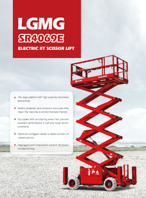 Verrijdbare schaarliften LGMG  SR4069E