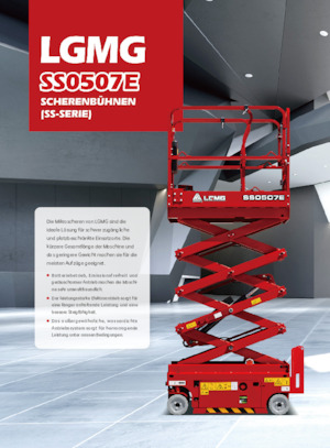 Verrijdbare schaarliften LGMG  SS0507E 