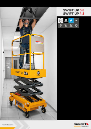 Verrijdbare schaarliften Haulotte Swift Up 3.8