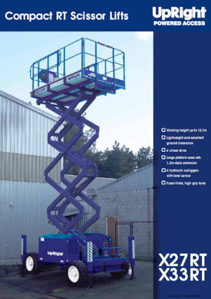 Verrijdbare schaarliften UpRight X 33 RT