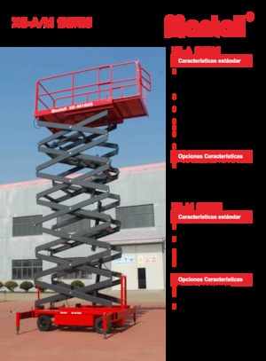 Verrijdbare schaarliften Mantall XE-M80H