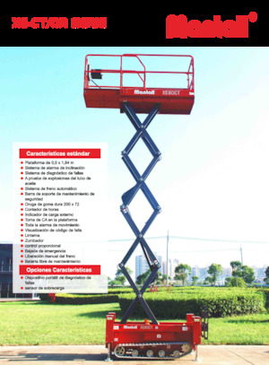 Verrijdbare schaarliften Mantall XE80CT OR