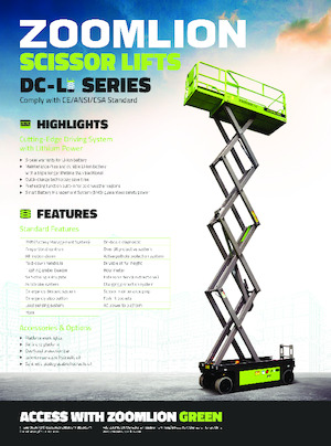 Verrijdbare schaarliften Zoomlion ZS0812AC-Li