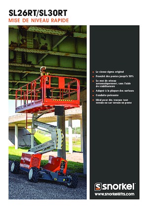 Verrijdbare schaarliften Snorkel SL26RT