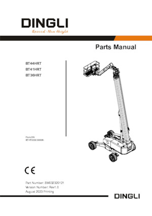 Telescoophoogwerkers op wielen Dingli BT41HRT