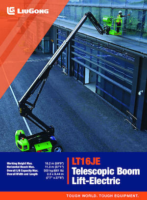 Telescoophoogwerkers op wielen Liugong LT16JE