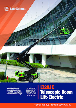 Telescoophoogwerkers op wielen Liugong LT20JE
